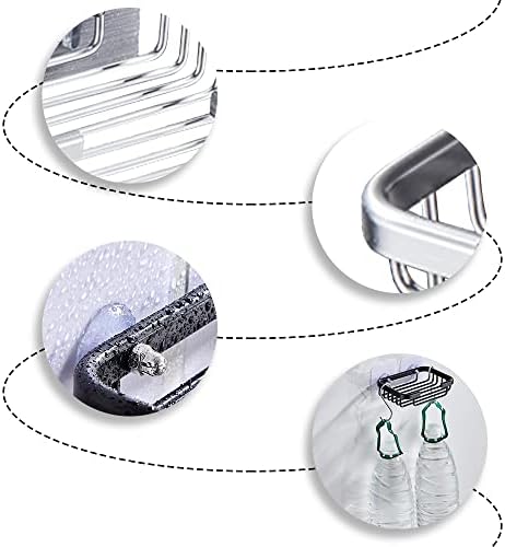 Self Adhesive Soap Holder for Bathroom Kitchen with Hollow Design