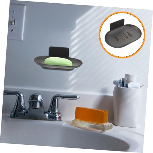 Hemoton Wall Mounted Soap Dish with Efficient Drainage