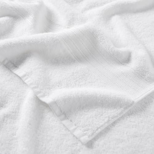 Great Bay Home White Bath Towel Set 6 Piece
