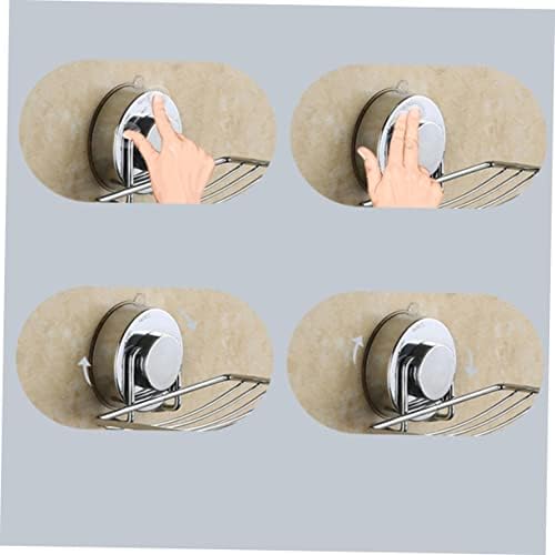 Anneome Suction Cup Soap Dish Holder Stainless Steel Easy Install No Drill