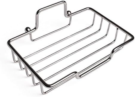 GLEAVI Wall Mount Soap Holder Adhesive Stainless Steel Dish for Bathroom Kitchen