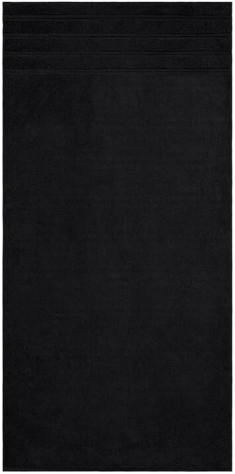 TRP 4 Piece Lightweight Black Beach Towel Set 1