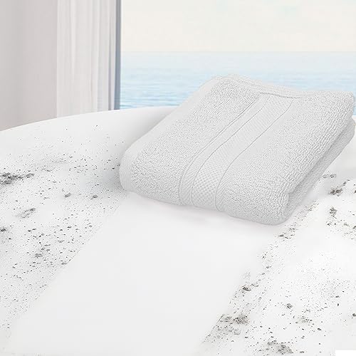 MoNiBloom 6-Piece Cotton Towel Set - White