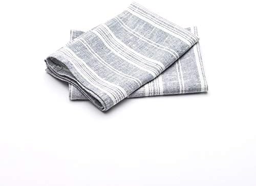 LinenMe 0822601 Dark Blue Towel Set of 2 1