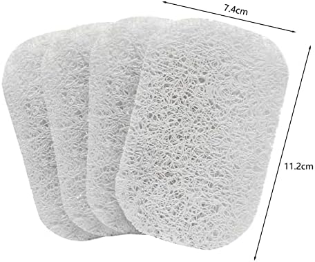 Hesitroad Soap Dish Quick Drainage Lifting Pads 4Pcs