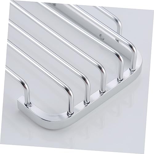 GLEAVI Aluminium Soap Holder Silver Drain Soap Dish