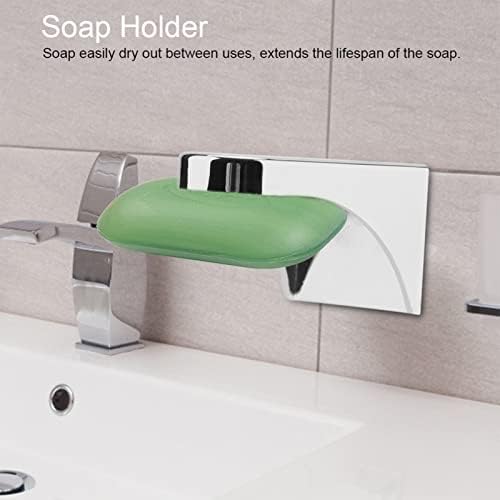 Magnetic Soap Holder Space-Saving ABS Self Adhesive Bathroom Sink Hanger