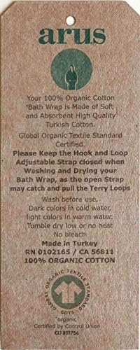 Arus Mens Organic Turkish Cotton Bathrobe 1