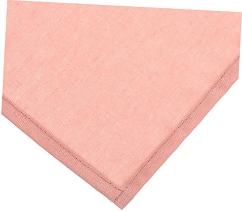 COSMEVIVI 8 Pcs Cotton Linen Pink Hand Towels Set 1