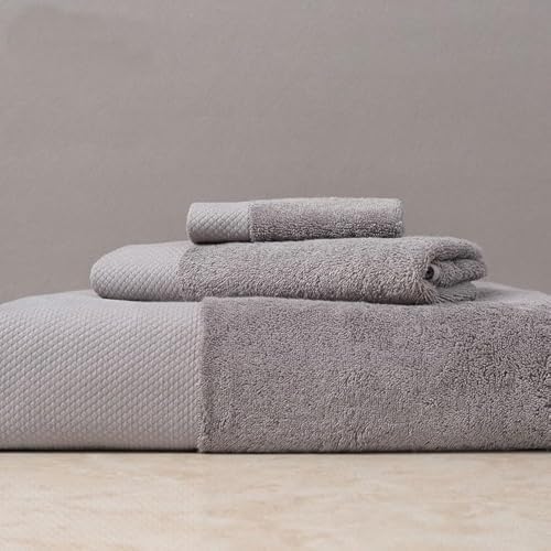 CAREWORX 3 Piece Bath Towel Set - Soft Cotton