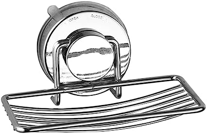 Effortless Mounting Suction Cup Soap Holder