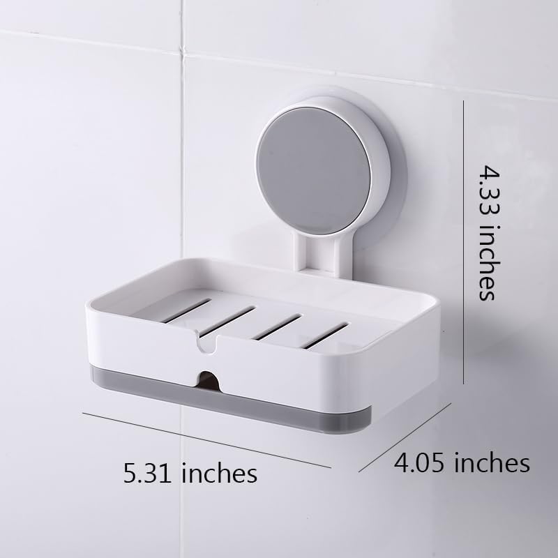 POTENTIA Adhesive Soap Holder - No Drilling Waterproof Removable