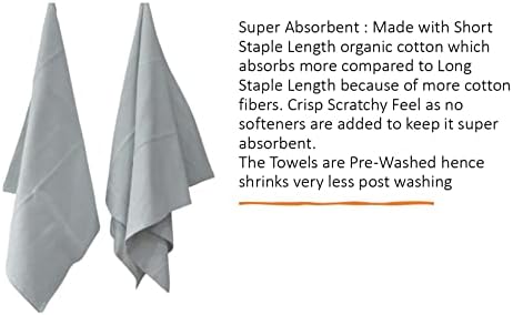 GO GREEN ORGANICS Waffle Bath Towel Pack of 2