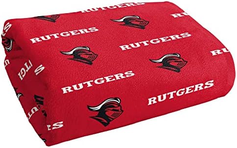 LOGOVISION Rutgers University Bath Towel 30x60 Logo Pattern