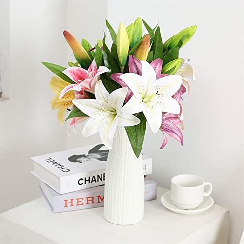 GaRcan Artificial Lily Silk Flower Bouquet Decoration