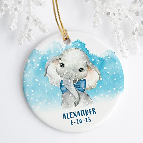 Personalized Babys First Christmas Ornament 3 Inch
