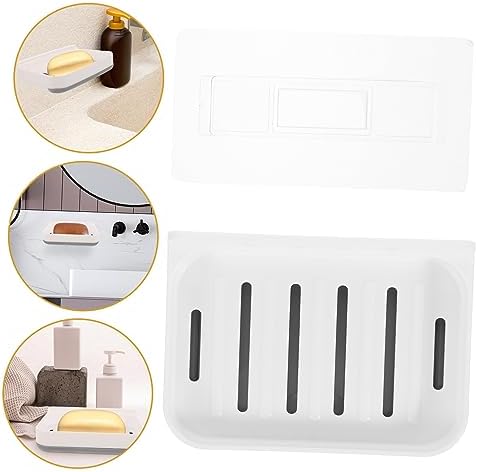PRETYZOOM Wall Mounted Soap Dish with Drainage
