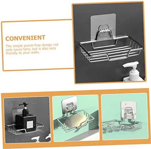 Alipis Stainless Steel Wall Mount Soap Holder for Shower and Sink