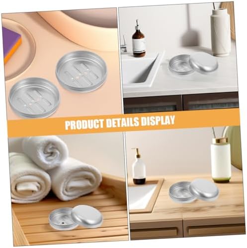 PERSELOSO Travel Aluminum Soap Holder with Drainage 1