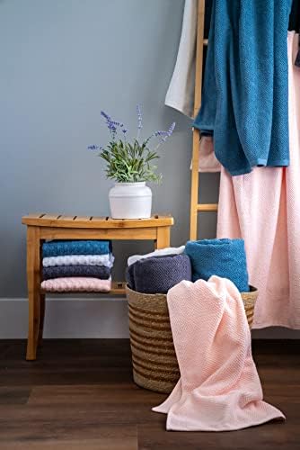 Simpli-Magic Popcorn Textured Towel Set 6PCS Gray
