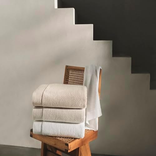 Calvin Klein Bath Towel Set 3-Piece Solid Grey 1