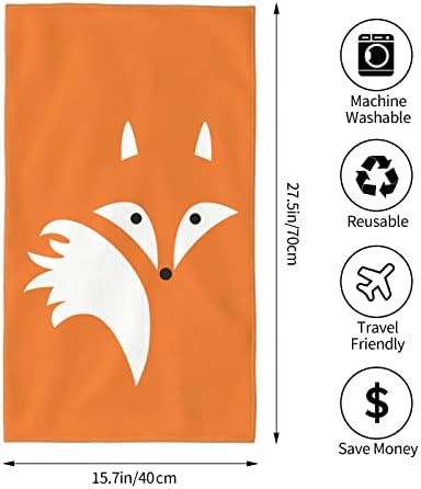 VARUN Cute Cartoon Fox Bath Towel 275x157in 1