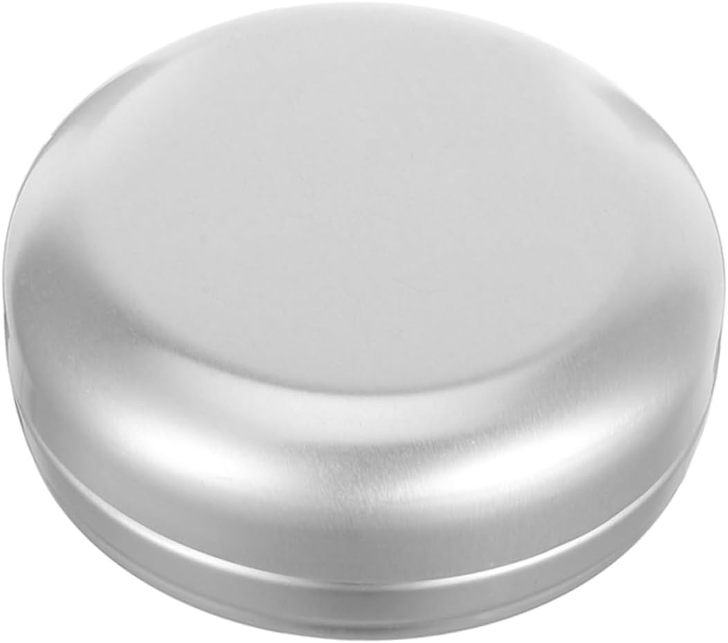 Cabilock Round Aluminum Soap Dish Portable Travel Holder 1