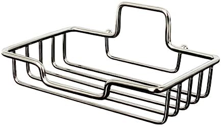 Wall Mounted Stainless Steel Soap Holder Self Adhesive for Bathroom and Kitchen