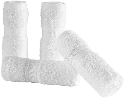 Hawmam Linen 13x13 Inch Towel Set for Face Hand Kitchen Cleaning
