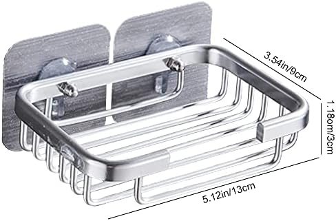 Self Adhesive Soap Holder for Bathroom Kitchen with Hollow Design