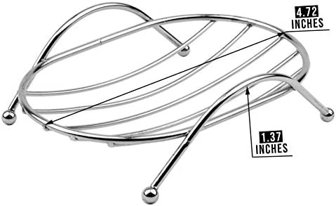 OFXDD Wire Soap Dish Holder Stainless Steel Bathroom Kitchen Holder