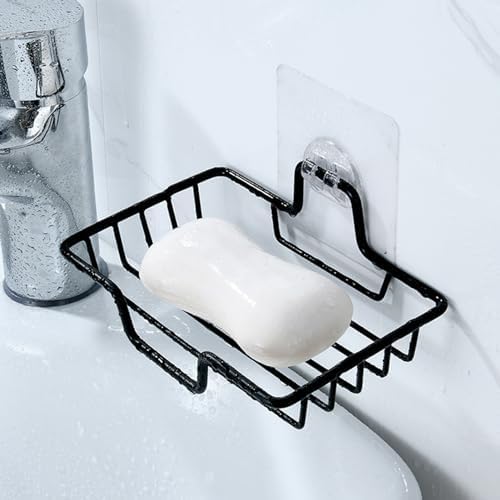 Stainless Steel Soap Dish with Anti-Rust Coating and Anti-Slip Design