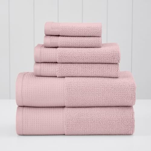 Modern Threads Waffle-Rib 6-Piece Towel Set