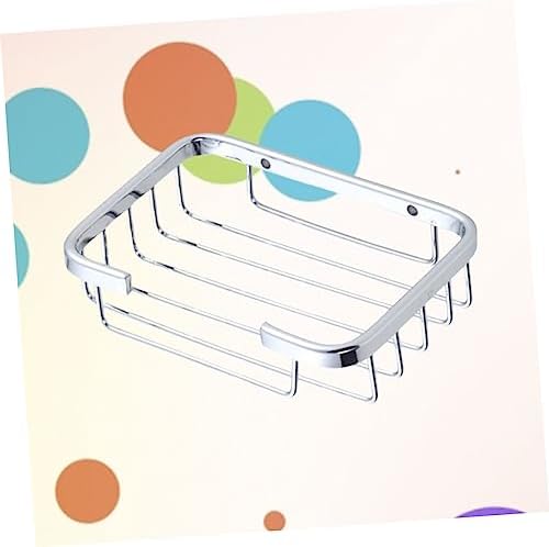 Brushed Aluminum Soap Rack with Sponge Holder and Storage Baskets