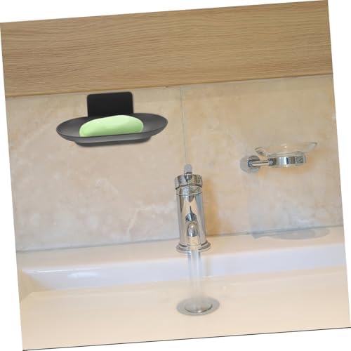 Modern Wall-Mounted Soap Dish Aluminum Self Draining for Home Hotel