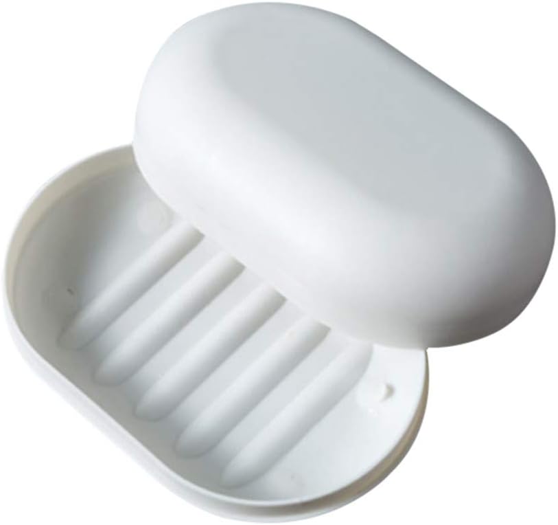 Portable Bar Soap Holder Travel Soap Container White