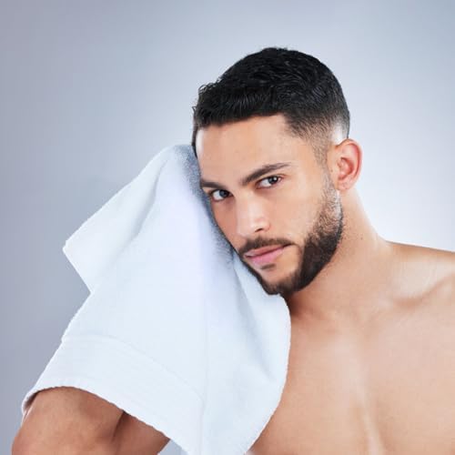MoNiBloom 6-Piece Cotton Towel Set - White