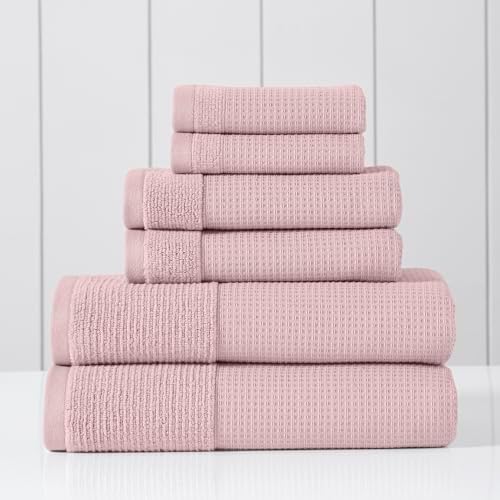 Modern Threads Waffle-Rib 6-Piece Towel Set