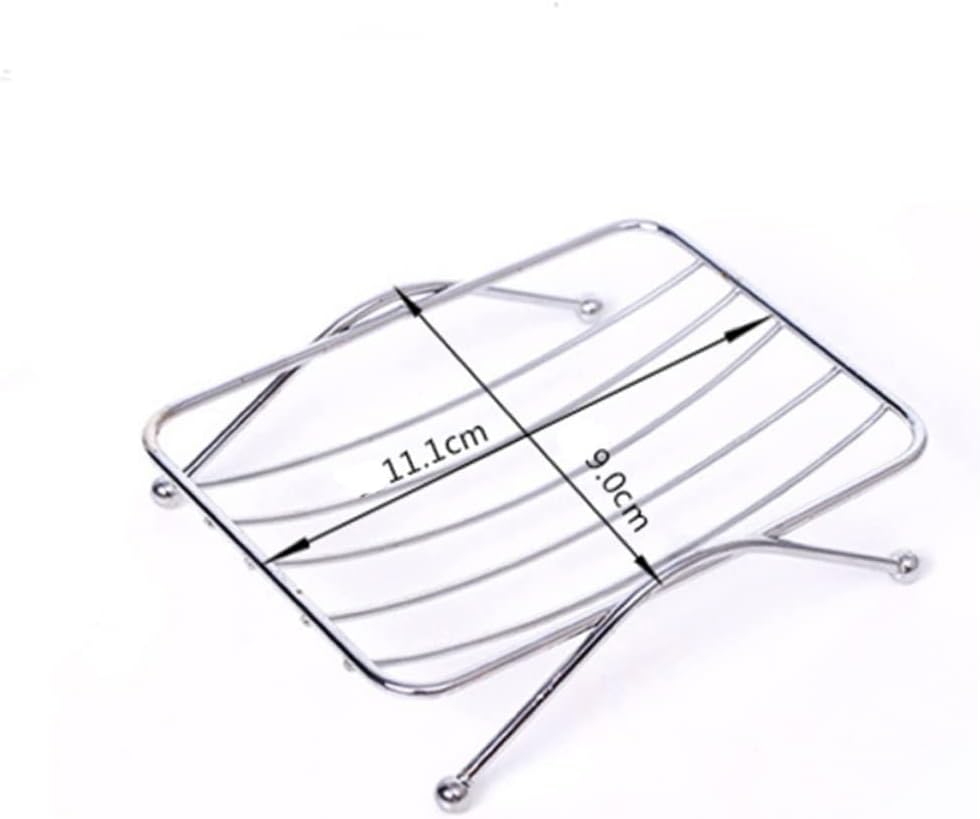 Zerodeko Square Wall Soap Holder - Stainless Steel