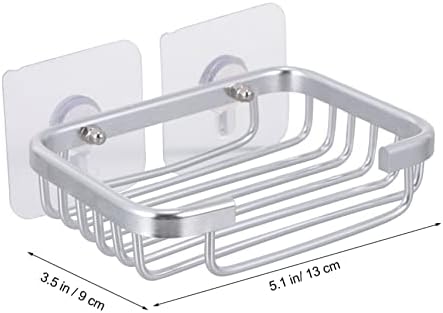 HOLIDYOYO Stainless Steel Wall Soap Dish Set