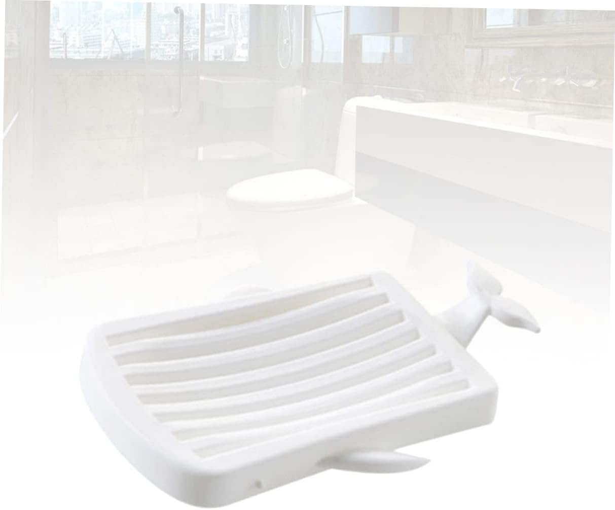 SHOWERORO Leaf Design Double Layer Soap Dish