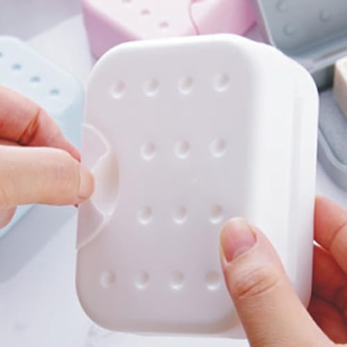 Leakproof Travel Soap Case with Lid and Drainage