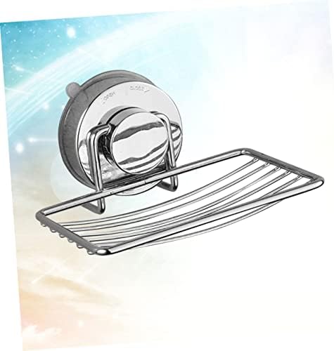 Anneome Suction Cup Soap Dish Holder Stainless Steel Easy Install No Drill