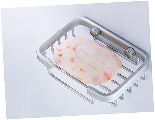 Modern Brushed Aluminum Soap Holder Organizer 1