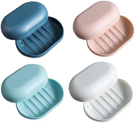 Portable Bar Soap Holder Travel Soap Container White