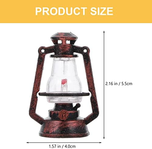DOITOOL 10 Pcs Mini Copper Lanterns Christmas Decor