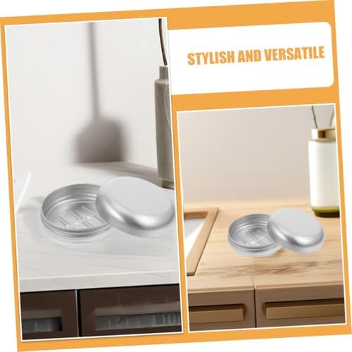 PERSELOSO Travel Aluminum Soap Holder with Drainage 1