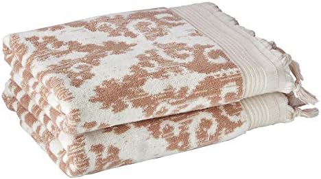 SKL Home Mirage Fringe Bath Towel Blush
