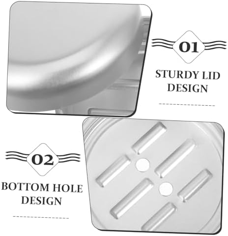 Round Travel Soap Case with Leak-Proof Lid