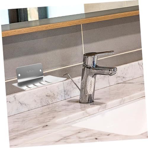 DOITOOL Wall Mounted Soap Holder Silver